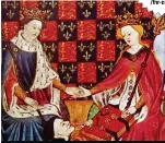  ??  ?? Margaret of Anjou, the two-time queen of England, with Henry VI