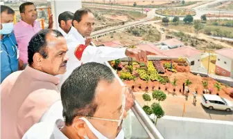  ?? — DC ?? Chief Minister K. Chandrashe­kar Rao inaugurate­s the new integrated collectora­te complex in Bhongir on Saturday.