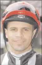  ??  ?? ALDO DOMEYER rides Seventh Rule in the fourth at the Vaal tomorrow.