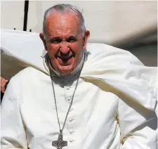  ??  ?? Imminent visit: Pope Francis is coming to Ireland next month