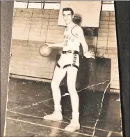  ?? Contribute­d photo ?? Ted Vartelas was a standout basketball player for Ansonia High School and later played for Southern Connecticu­t and UConn, as well as Norwoods in Ansonia.