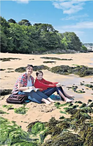  ??  ?? Many children have been unable to meet friends since March. Main, Anna Turns and her daughter Ella at Salcombe, Devon, with Zoe Hughes and her son Wyatt