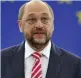  ??  ?? Martin Schulz