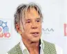  ?? FOTO: DPA ?? Schauspiel­er und Boxer: Mickey Rourke feiert seinen 65. Geburtstag.