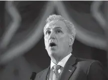  ?? Jabin Botsford/the Washington POST ?? House Speaker Kevin Mccarthy (R-calif.) said Sunday on Fox News that he will “slowly roll out” broader access to the footage.