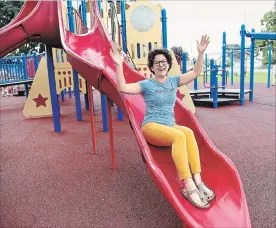  ?? PHOTOS: CHERYL CLOCK
THE ST. CATHARINES STANDARD ?? A picture book for young children will soon be available at EarlyON centres. Let's just say Judith Rudoler knows how to have fun without watching a screen. The project manager of Healthy Kids Community Challenge Niagara, is leading an initiative called Power Off and Play! to show parents the importance of reducing their kids' screen time.