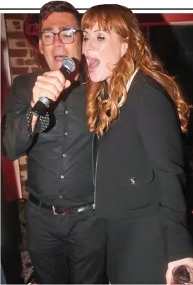  ?? ?? In tune: Andy Burnham and Angela Rayner in karaoke action