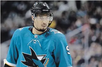  ?? MARCIO JOSE SANCHEZ THE ASSOCIATED PRESS ?? San Jose’s Evander Kane is expected to ink a seven-year deal with the Sharks.