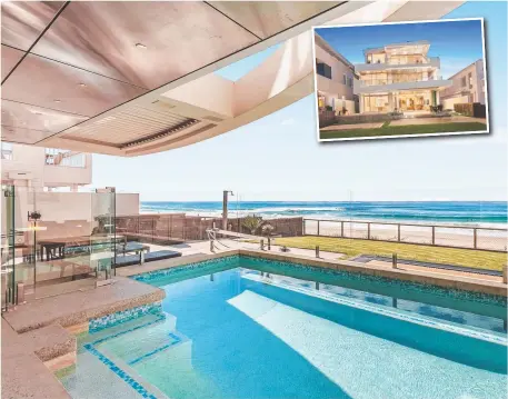  ??  ?? The Albatross Ave home Philip Noble paid $6.5 million for in 2010 – it later sold for $7.25 million.