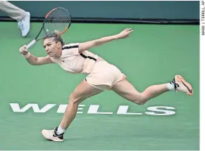  ??  ?? Simona Halep, uno del mundo, disputó tres sets contra Petra Martic.