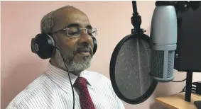  ?? K V Shamsudhee­n ?? Indian K V Shamsudhee­n hosts a radio show offering financial advice. He says helping people is a social obligation