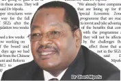  ??  ?? Dr Obert Mpofu