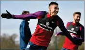  ??  ?? LOOKING FORWARD: Lingard is keen to focus on the future