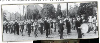  ?? FOTO JEF WIJCKMANS, RR ?? Boven: Het eerste uniform van de Xaverianen bestond enkel uit een pet. Gelukkig kozen de opvoerders ervoor om er ook een grijs of zwart maatpak bij aan te doen. Onder: De Xaverianen tijdens hun concert in november.