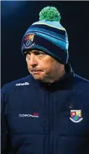  ??  ?? Longford manager Padraic Davis