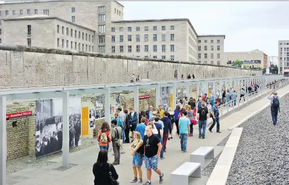  ?? RICK STEVES ?? The Topography of Terror exhibit in Berlin is just one public display in Germany that aims to teach visitors about the rise and fall of Nazism.