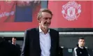  ?? Photograph: Phil Noble/Reuters ?? Jim Ratcliffe outside Old Trafford.