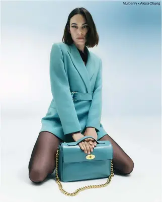  ??  ?? Mulberry x Alexa Chung