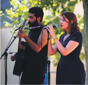  ?? Olivia Moura ?? As Yuma, Ramy Zoghlami, left, and Sabrine Jenhani have released two albums and toured in North Africa and Europe