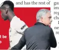  ??  ?? the wake of the defeat at West Ham.“You want me dead?” came the response from the France World Cup winner.Turns out speech might not be that free under Jose’s rule, no matter what he says.