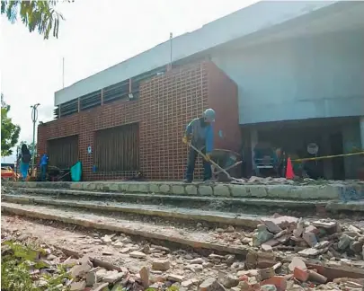  ?? ?? Las obras de mantenimie­nto del Centro Regional de Atención a Víctimas tuvieron un costo de $600 millones.