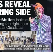  ??  ?? The Lewisham and Greenwich NHS Choir, which has joined forces with Justin Bieber