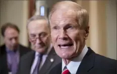  ?? J. Scott Applewhite/Associated Press ?? President Joe Biden has chosen Bill Nelson, a former senator from Florida who flew on a space shuttle, to lead NASA. Mr. Biden announced his intent Friday.