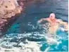  ?? YOUTUBE ?? A naked man swims with the sharks at Ripley's Aquarium of Canada on Friday night.