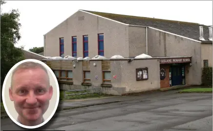  ?? ?? Steven Wood (inset) will soon start as headteache­r at Gullane Primary School