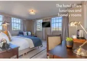  ?? ?? The hotel offers luxurious and homely rooms