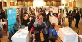  ??  ?? A jobs expo event took place in City North Hotel on Thursday.