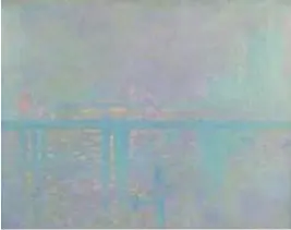  ??  ?? De arriba a abajo, «Caballos de carreras en un paisaje», de Degas; «El puente de Charing Cross», de Monet, y «El “Martha McKeen” de Wellfleet», de Hopper