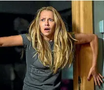  ??  ?? Teresa Palmer’s Rebecca is the target of a vengeful spirit in Lights Out.