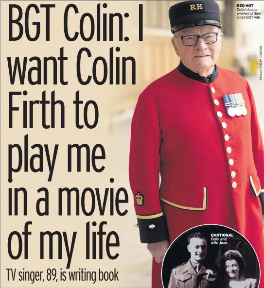  ??  ?? RED HOT Colin’s had a whirlwind time since BGT win