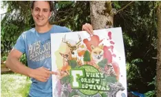  ?? Foto: Siegfried P. Rupprecht ?? Seit 2016 organisier­en die Kulturfreu­nde Westliche Wälder um Vereinsvor­sitzenden Christian Böck das Funky Forest Festival.