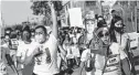  ?? Godofredo A. Vásquez / Staff file photo ?? Gloria Guillén marches in October 2020 at the Houston federal building for her daughter, Pfc. Vanessa Guillén.