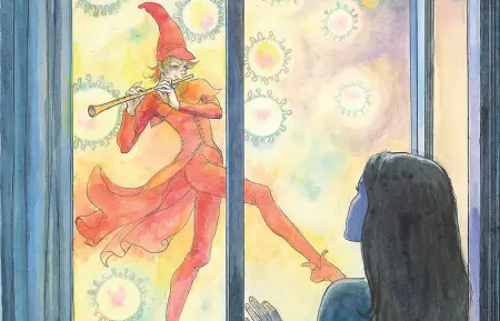  ?? Il Pifferaio di Hamelin ?? La favola L’opera di Milo Manara
Coronaviru­s come il pifferaio invita le persone a uscire, facendole cadere nella trappola del contagio