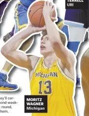  ??  ?? MORITZ WAGNER Michigan