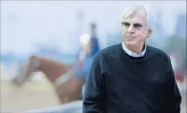  ?? Charlie Riedel Associated Press ?? BOB BAFFERT on bringing West Coast to Saratoga to run in the loaded Travers Stakes: “People know I don’t ship there just to watch them run around the track.”