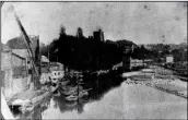  ?? ?? The Medway river running through Maidstone 1877