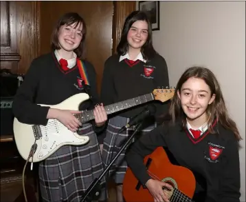  ??  ?? Patricia Lalor, Michaela Nic Mhathúna and Meagan Keenan.