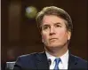  ?? CHRISTY BOWE / GLOBE PHOTOS ?? Judge Brett Kavanaugh said in a statement put out Monday by the White House that he wanted to “refute this false allegation, from 36 years ago, and defend my integrity.” He is now a judge on the U.S. Court of Appeals for the District of Columbia.