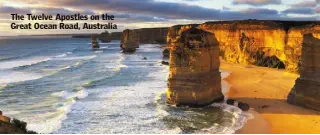  ??  ?? The Twelve Apostles on the Great Ocean Road, Australia