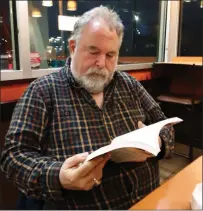  ?? Photo by Jon Baker ?? Herb Weiss, the city’s economic and cultural affairs officer, reads a passage from his newest book, ‘Taking Charge: More Stories on Aging Boldly.’ The book packages many of Weiss’s writings as a columnist for The Times and other media.