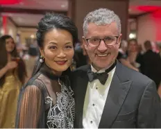  ?? ?? Vivian and Bill Benter at Pittsburgh Ballet Theatre’s Pointe in Time ball on Saturday.