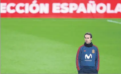  ?? FOTO: SIRVENT ?? El próximo lunes, Julen Lopetegui dará a la FIFA una lista de 35 jugadores para el Mundial de Rusia de este verano