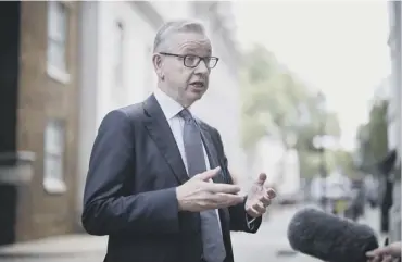  ??  ?? 0 Michael Gove says the government is willing to engage in further talks with the EU