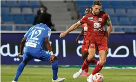  ?? Photograph: EPA ?? Jordan Henderson’s move to Saudi Arabian club Al-Ettifaq has caused controvers­y.