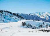  ?? BAQUEIRA ?? Els gruixos de neu són espectacul­ars