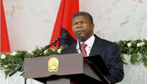  ??  ?? PRESIDENTE DE ANGOLA , JOÃO MANUEL GONÇALVES LOURENÇO